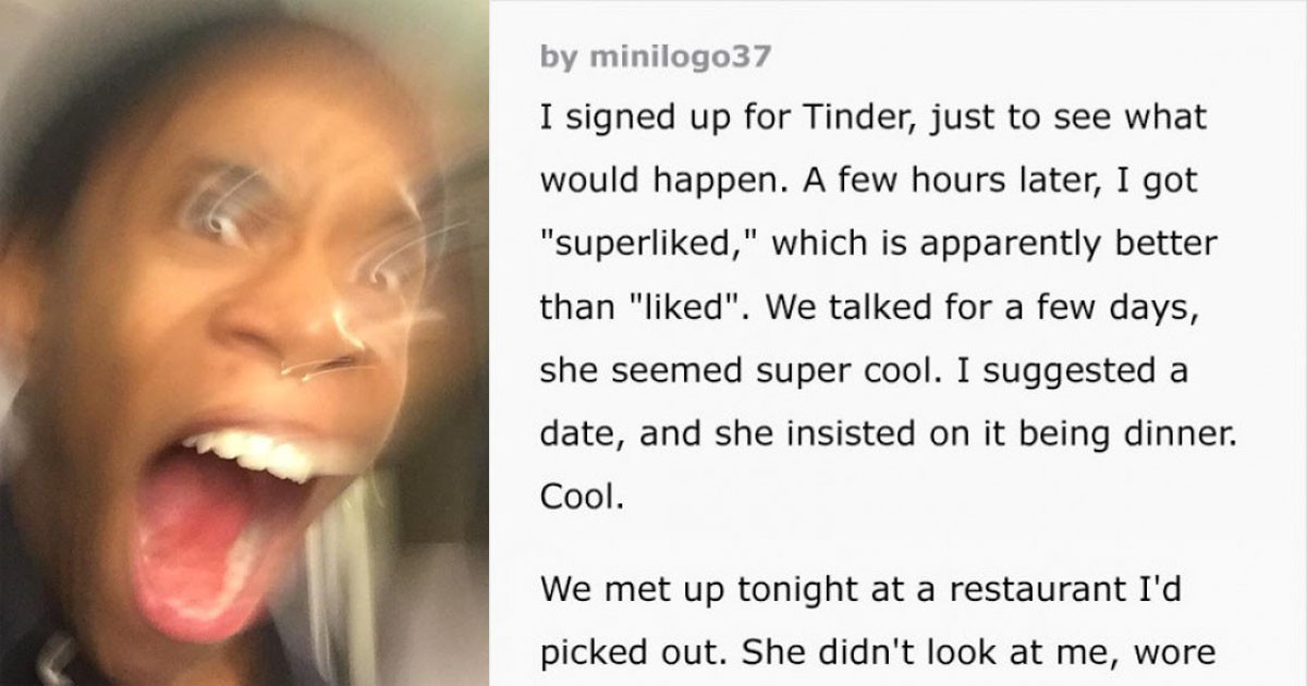 Tinder Girl's Plan For Free Dinner Backfires Big Time