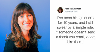 Manager Says She Doesn’t Hire People Who Don’t Send a Thank You Email And Everyone Thinks She's Ridiculous