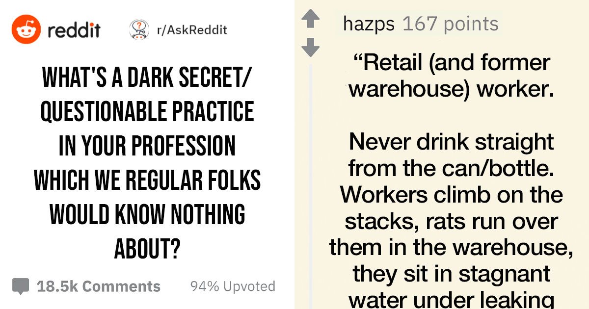 People Share Questionable Practices In Their Profession That Regular Folks Ignore