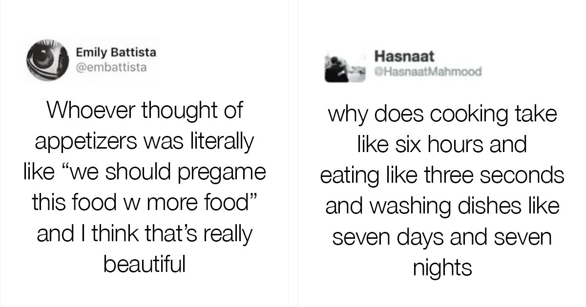 Extremely Relatable Tweets About Food That Are Just Too Funny