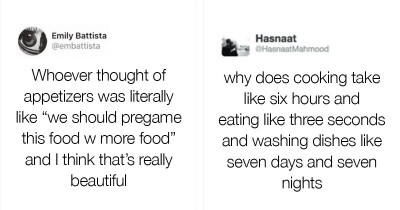 Extremely Relatable Tweets About Food That Are Just Too Funny