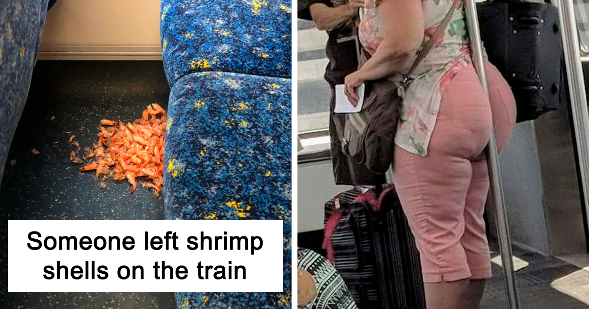 Gross Things People Were Caught Doing On Public Transport