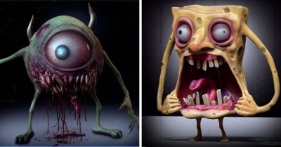 This Guy's Creepy 3D Art Is Incredibly Mind Blowing