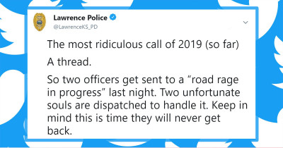 Local Police Post Twitter Thread About The Most Ridiculous Thing They've Had To Deal With This Year So Far