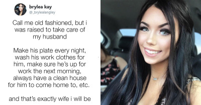 Twitter Roasts Woman for Old-Fashioned Views on Marriage