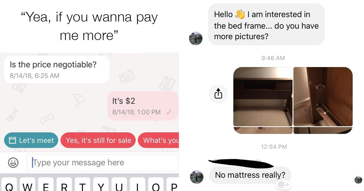 People Who Tried To Sell Stuff On Facebook Marketplace Then Immediately Regretted Their Decision