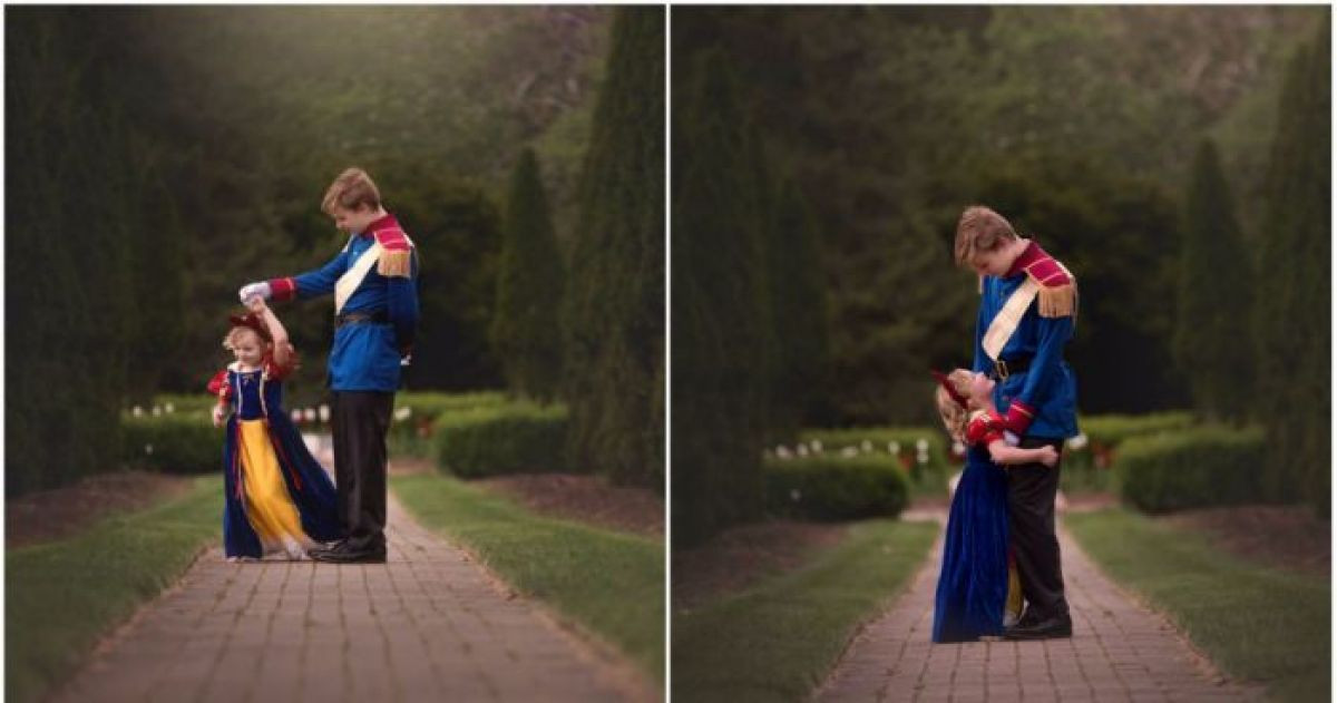 This 13-Year-Old Teen Surprised His Little Sister With A Magical Disney Princess-Themed Photoshoot