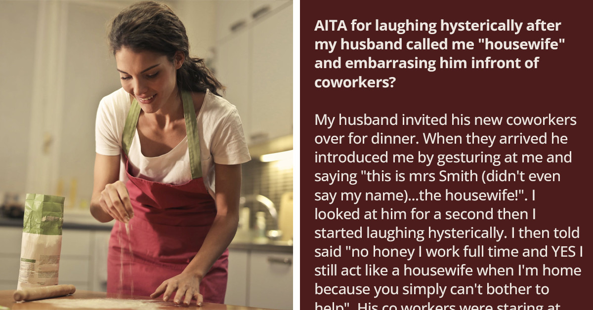 Woman Gives A Befitting Reply To Her Husband, Who Inappropriately Introduced Her To His Co-Workers As A Housewife