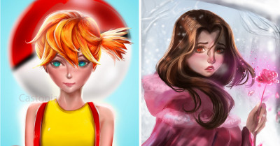 17 Beautiful Disney, Fairy Tale, And Pop Culture Works Of Art Sure To Inspire You