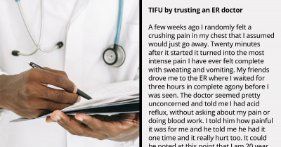 Young Woman Shares How Her Condition Worsened After Blindly Trusting an ER Doctor, and Redditors Share Their Own Similar Stories