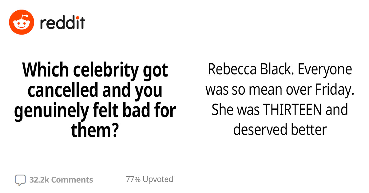 30 Celebrities Who Deserve A Massive Apology For Being Unfairly "Canceled"