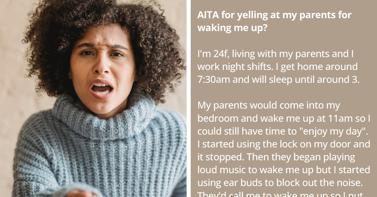 Sleep-Deprived Young Woman Snaps at Parents After Being Woken Up Repeatedly to Have Family Time