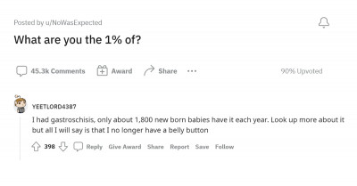 These People Belong In The 1% Of The Population That Experienced Extremely Rare Events In Their Lifetime