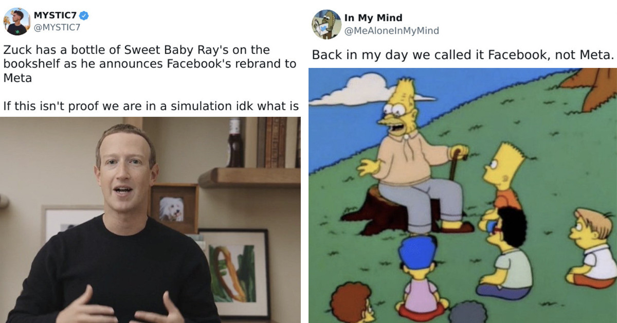 People Are Reacting To Facebook Changing Its Name To "Meta" And Here Are 30 Of The Funniest Memes