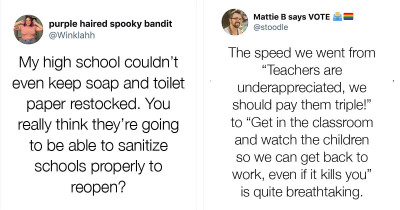 12 Interesting Twitter Posts About Reopening Schools