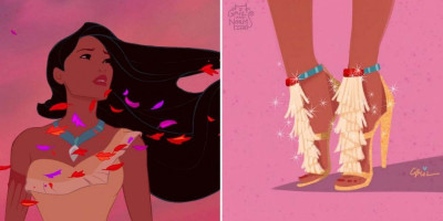 Brilliant Artist Reimagines What It Would Be Like If Disney Princesses Had Designer Shoes