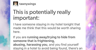 Everyone Should Be Aware Of This Tumblr User's Life-Saving Tips About Safety In Hotels