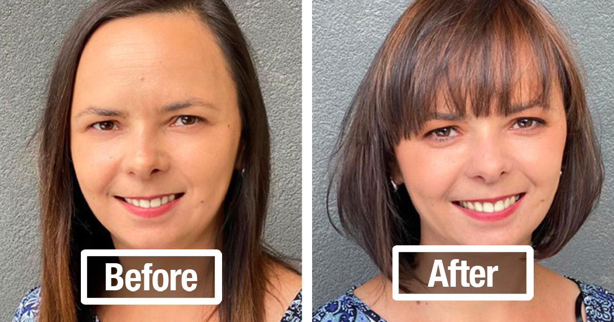 Hairdresser Shows How Simple Hair Changes Can Totally Change Your Appearance With 30 Stunning Before & Afters