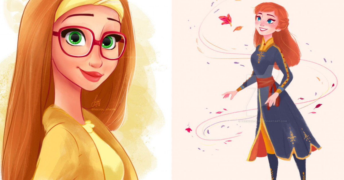 Disney Characters Have Never Looked So Pretty And Adorable As They Do In These Illustrations