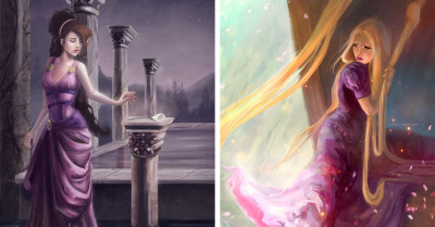 Disney Characters Get Dark-Fantasy Makeovers In These Fan-Made Illustrations