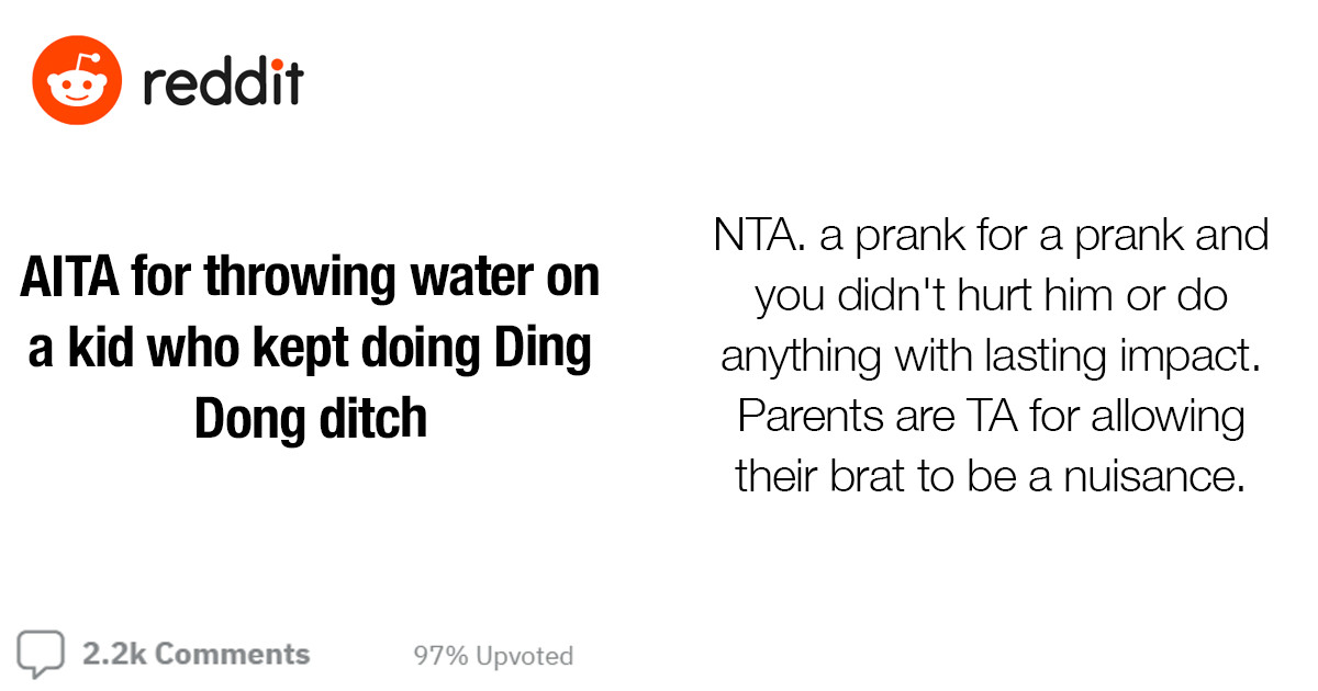 Little Prankster Was Baptized With Water For Continuously Doing The Ding Dong Ditch
