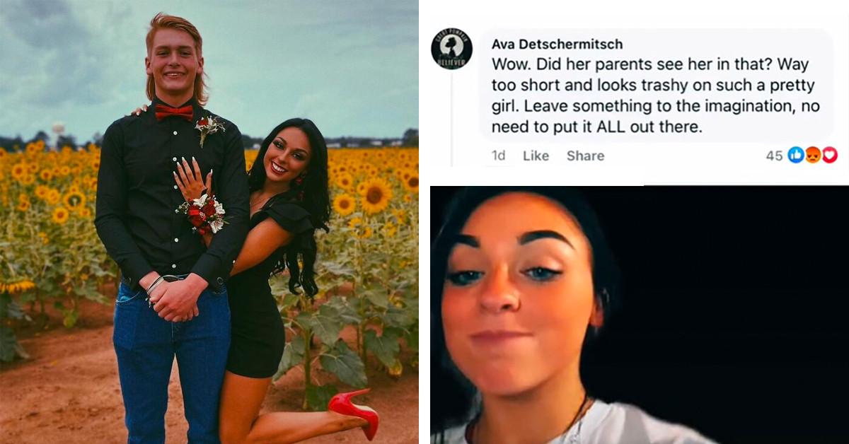 Teenage Girl Shares The Hurtful Comments Made About Her Homecoming Picture By Women In A Facebook Group
