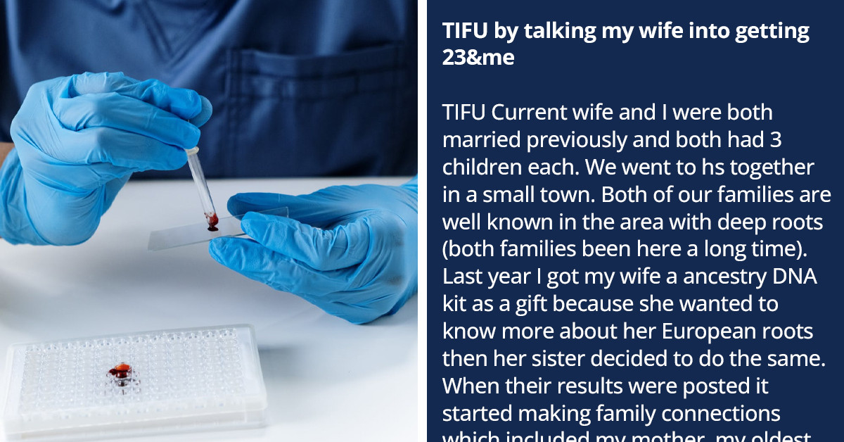 When This Husband Bought His Wife A DNA Self-Test Kit, The Results Showed They Were Closely Related