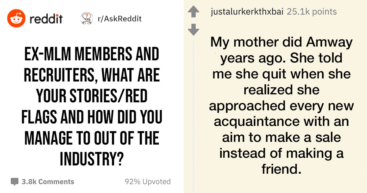 Ex-MLM Members Share Their Negative Experiences And How They Managed To Leave