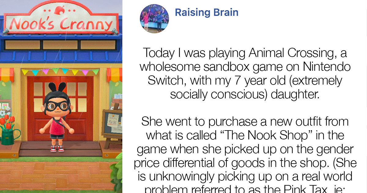 Girl Confused About Why the Girl Clothes on Animal Crossing Cost More, So She Wrote to Nintendo