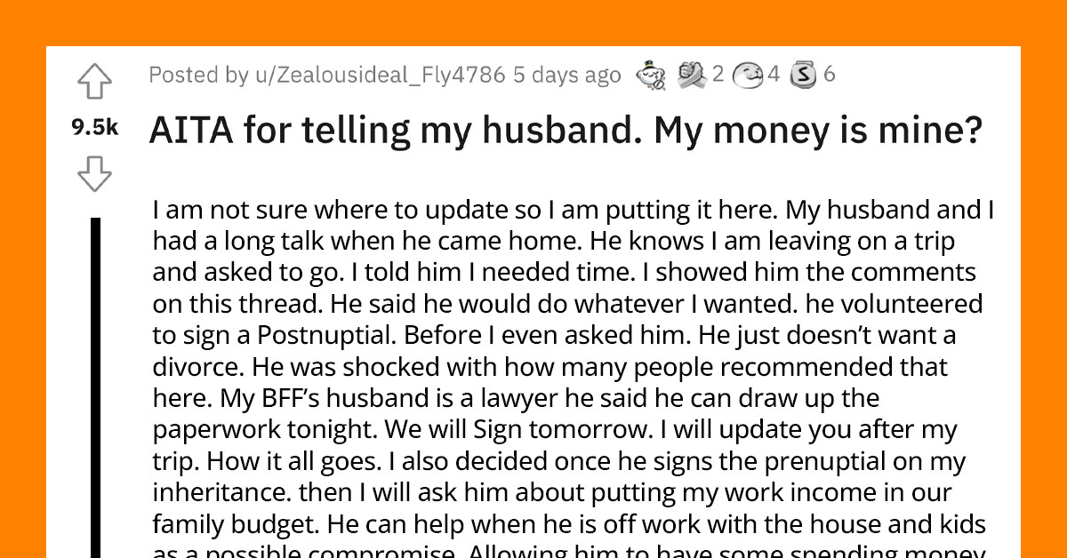 Husband Insists On Keeping His Inheritance To Himself But Cries Foul When His Wife Refuses To Share Hers
