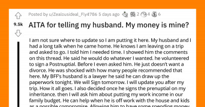 Husband Insists On Keeping His Inheritance To Himself But Cries Foul When His Wife Refuses To Share Hers