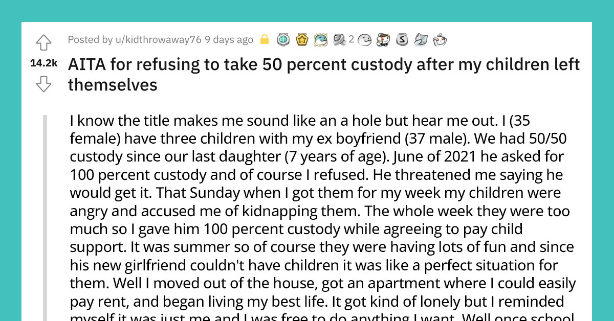Both of These Parents Are Fighting to Not Have Custody, and They Can't Decide Who Is in the Wrong