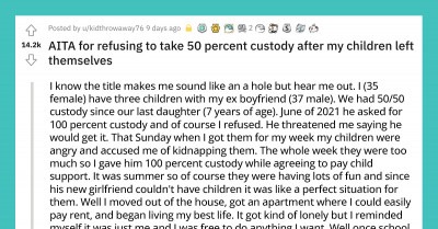 Both of These Parents Are Fighting to Not Have Custody, and They Can't Decide Who Is in the Wrong