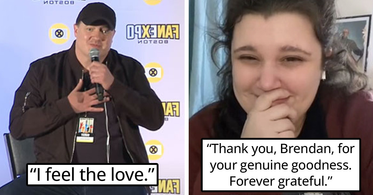 A Touching Exchange Between A Fan And Brendan Fraser Makes The Actor Realize How Loved He Is