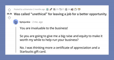 Redditor Was Called Unethical By Boss After He Found A Better Opportunity And Tried To Resign
