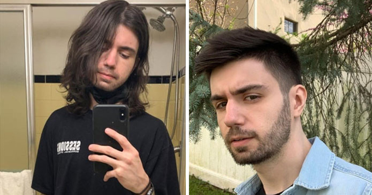 30 Pictures Of Men Who Had A Fast Transformation After They Had Their Long Hair Cut Off Will Leave You In Awe