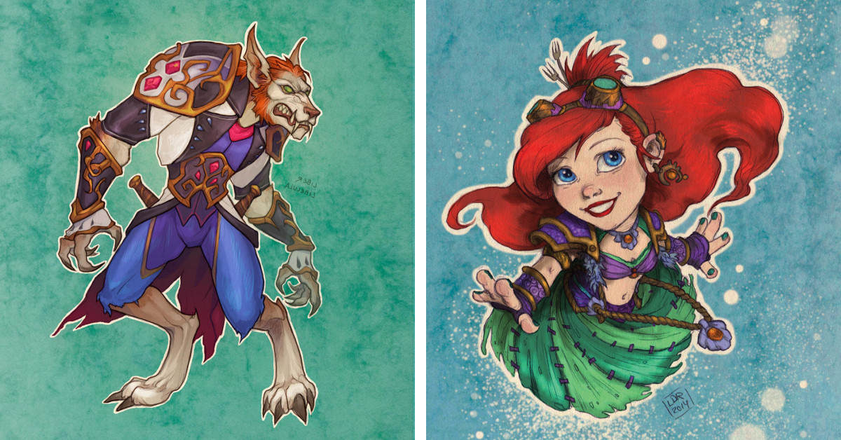 Disney Meets Warcraft - 15 Amazing Illustrations To Spark Your Imagination