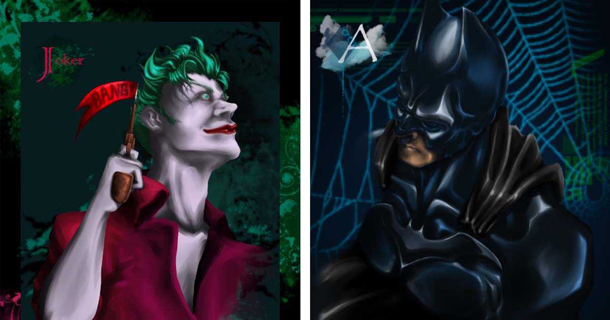 Artist Creates A Dramatic Series Of DC Characters