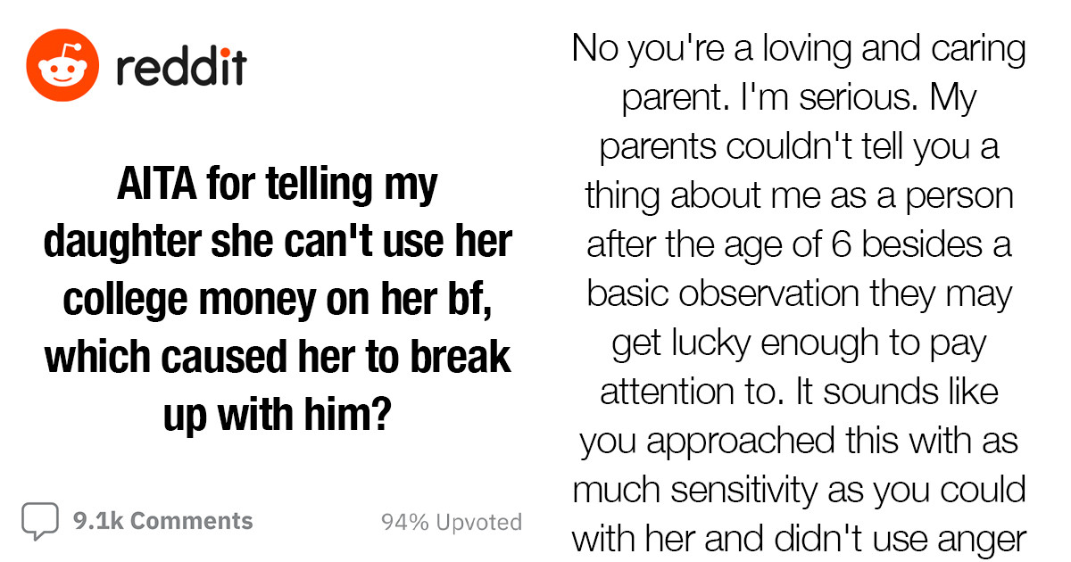 Young Couple Breakup After Mom Tells Her Daughter She Can't Use Her College Fund To Support Her Controlling Boyfriend's Dream