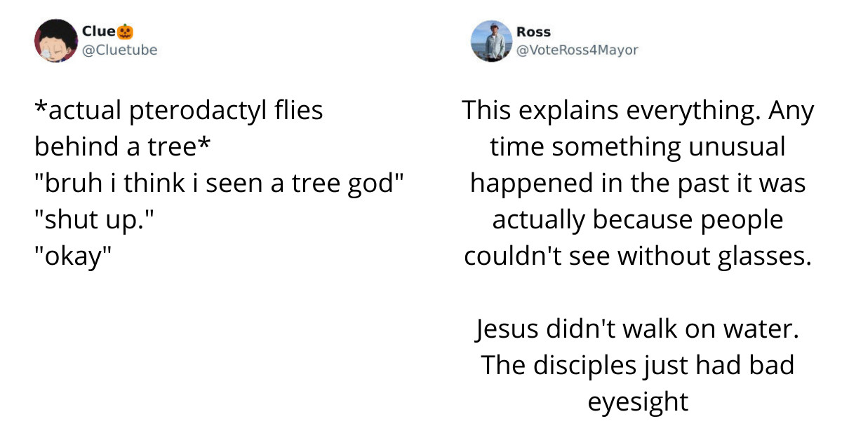 Historical Myths and Legends Get Debunked When Twitter Users Realize They May Have Just Been a Product of Poor Eyesight
