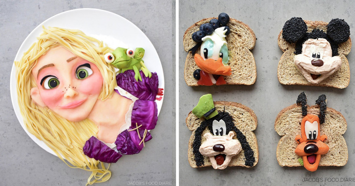 Mother Transforms Her Son's Food Into Cartoon Character-Themed Healthy Meals