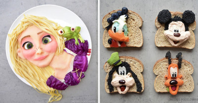 Mother Transforms Her Son's Food Into Cartoon Character-Themed Healthy Meals