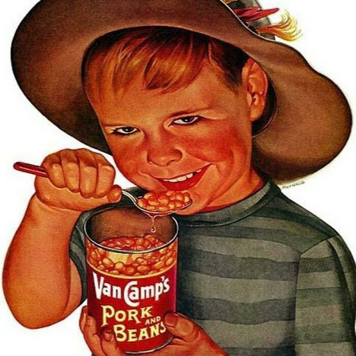 23. "1952 U.S. Advertisement For Van Camp's Pork & Beans"