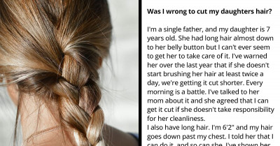 Dad Asks Reddit If He's Wrong For Cutting Off His 7-Year-Old Daughter's Hair
