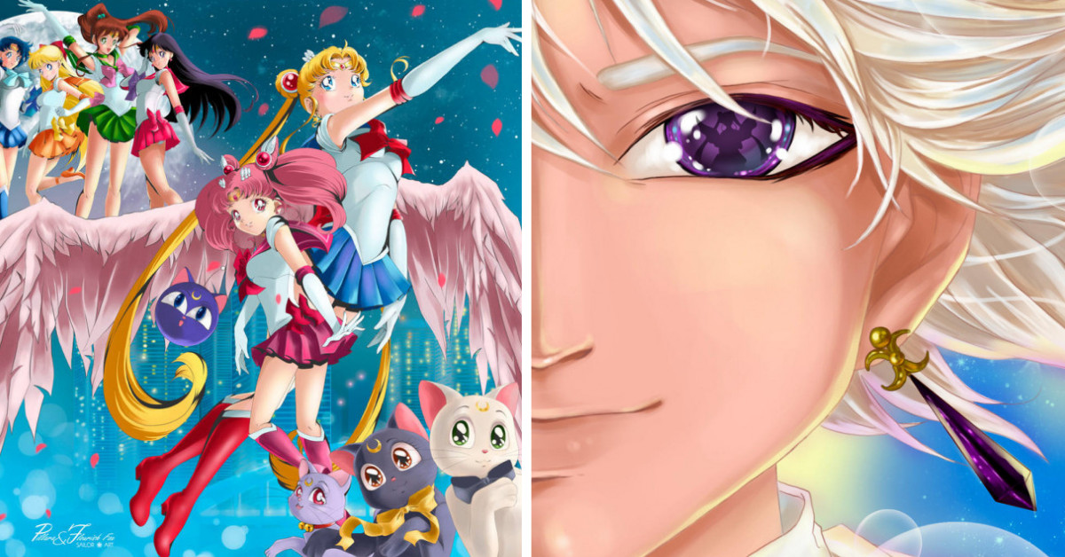 Creative Artist Dedicates Series to the Loving Eyes of Sailor Moon Characters and the Results Are Breathtaking
