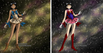 Creative Artist Re-Designs Pop Culture Characters As Sailor Scouts And They're Absolutely Adorable