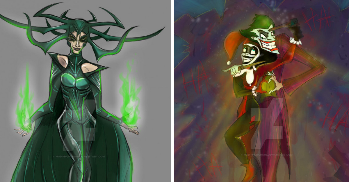 Artist Creates Vibrantly Colorful Superhero Fan Art From DC And Marvel