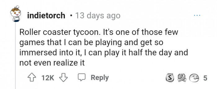 8. RollerCoaster Tycoon