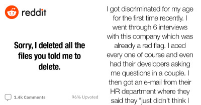 Management Fires IT Employee, Tells Him to Delete His Files Regardless of Being Advised Against It, and Realizes Everything's Too Late
