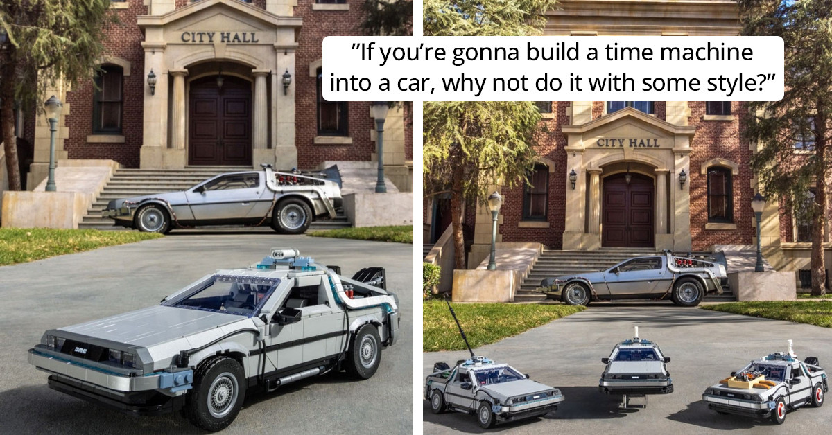 LEGO Releases New Back to the Future Time Machine Set Of All Three DeLorean Variations